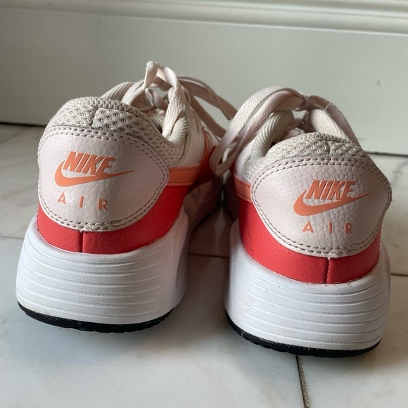 Nike, women’s 9.5, Air Max, coral pink white running walking active comfort shoe - Picture 5 of 10